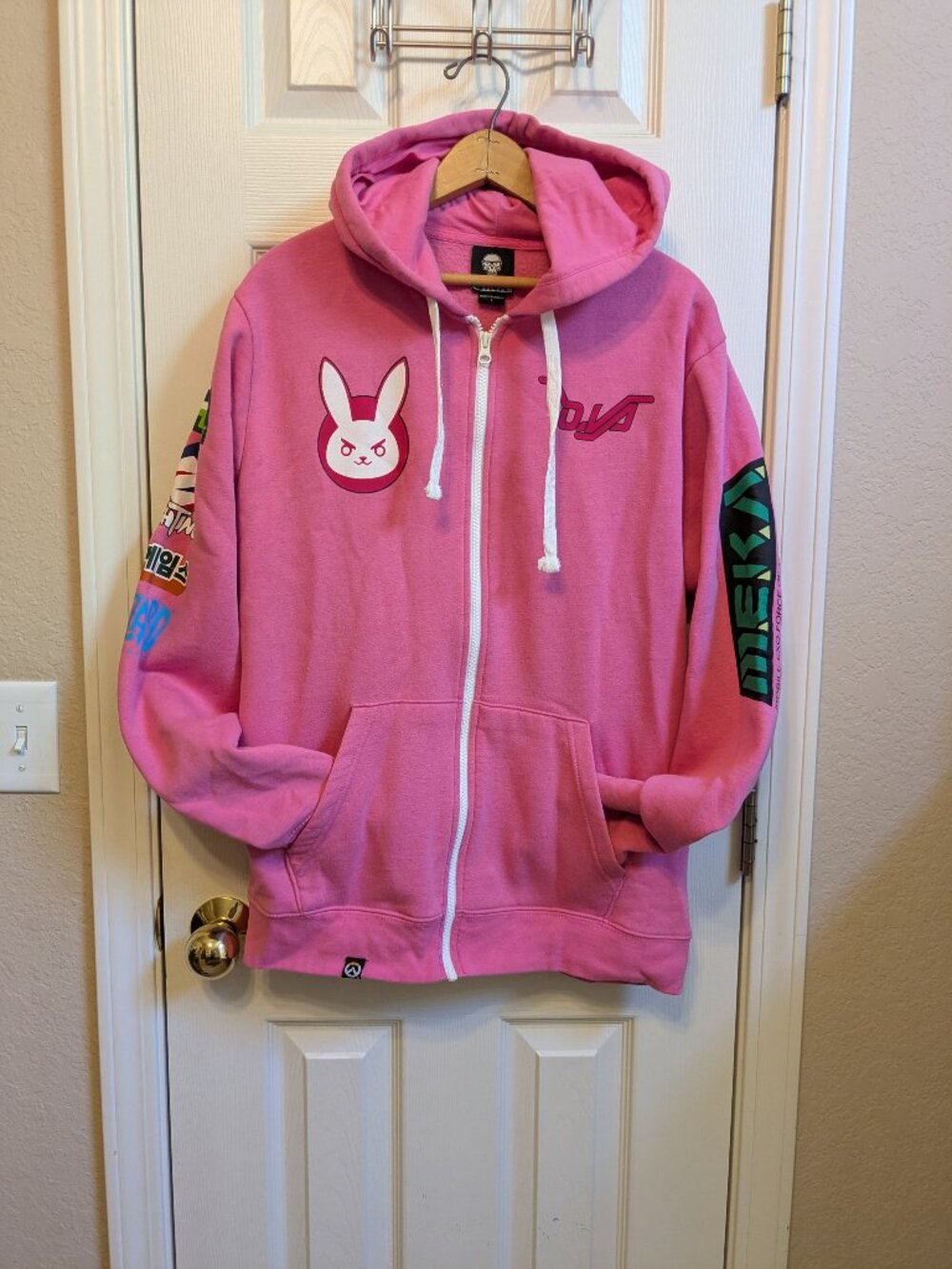Jinx Overwatch D.Va Ultimate Pink Hoodie J!NX - Unisex L / M